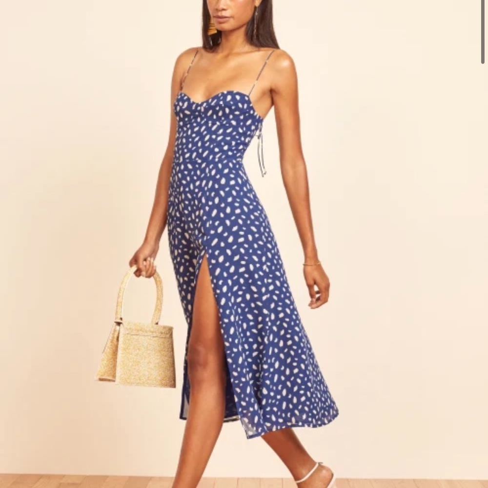Reformation Juliette Dress in Moray Sz 10